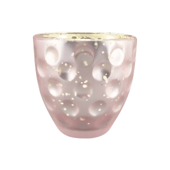 WindLicht Coloré, pink, Glas, 8x8x7 cm