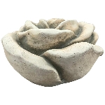 Rose Valo, creme, Zement, 10,5x10,5x6,5 cm