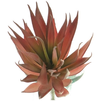 Agave ArtificialNature, rot, 18 cm