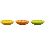 Schüssel Citron, gelb/grün/orange, Keramik, 20x20x5 cm