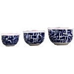 FrischHalteSchüsselSet/3 TAZZA, Keramik, 11x7 cm