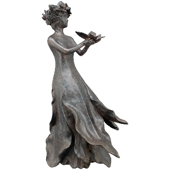 FrauenSkulptur TroupeR, Polyresin, 35,5x22,8x56,3 cm