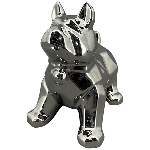Hund ArgenT, silber, Keramik, 13x8x13 cm
