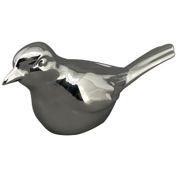 Vogel ArgenT, silber, Keramik, 20x7x7 cm, 15x7x13 cm