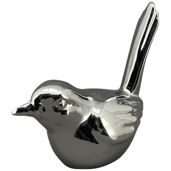 Vogel ArgenT, silber, Keramik, 20x7x7 cm, 15x7x13 cm