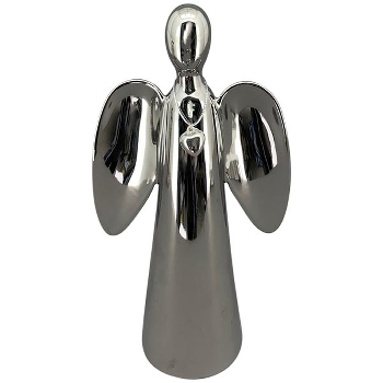 Engel ArgenT, silber, Keramik, 13x7x24 cm