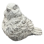 Vogel Valo, creme, Polyresin, 12x7x10 cm