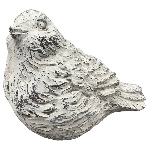 Vogel Valo, creme, Polyresin, 20,5x12x17 cm