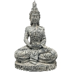 Buddha Taro, grau, MGO, 20x31x51 cm