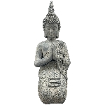 Buddha Taro, grau, MGO, 22x24x57 cm