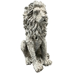 Löwe TARO, grau, MGO, 16,5x32x43,5 cm