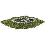 PflanzJardieniere Willow, grün, Moos, 43x12x8 cm