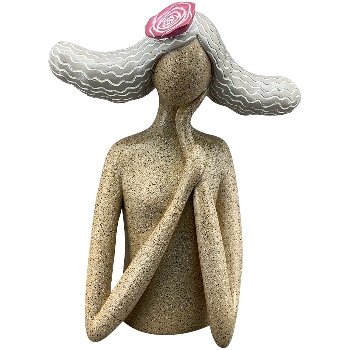 FrauenSkulptur CrivA, Polyresin, 19,3x8,2x25,5 cm