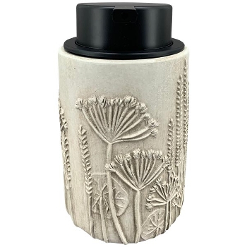 SeifenSpender StoneArt, grau, Zement, 8,5x8,5x11,5 cm