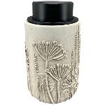 SeifenSpender StoneArt, grau, Zement, 8,5x8,5x11,5 cm