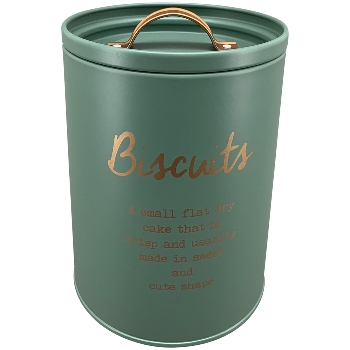 BiscuitsDose AVOIR, Stahl, 14x14x17,5 cm