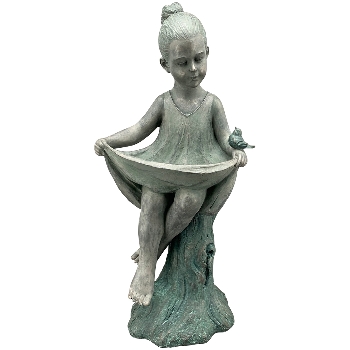 Mädchen VogelTränke TARO, MGO, 18,3x25x82,5 cm