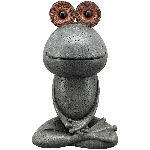 Frosch TARO, anthrazit, MGO, 21,5x16x35,5 cm