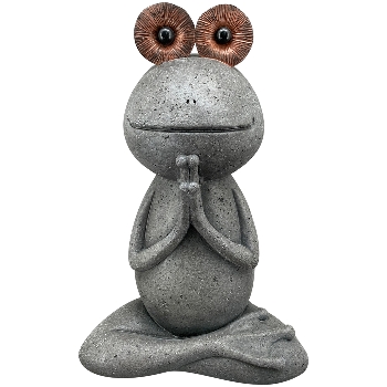 Frosch TARO, anthrazit, MGO, 26,5x16x40,5 cm