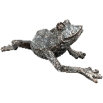 Frosch TARO, grau, MGO, 26x38,5x14 cm