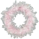 FederKranz FedeR, pink, Feder, Ø 35 cm