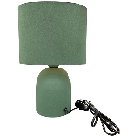 Lampe EnameL, grün, Metall, 23x14x35 cm