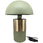 Lampe EnameL, grün, Metall, 17,5x17,5x29 cm