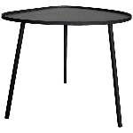 Tisch EnameL, schwarz, Metall, 42x39x38 cm