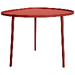 Tisch EnameL, rot, Metall, 42x39x38 cm