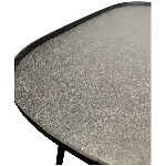 Tisch EnameL, schwarz, Metall, 54x49,5x49 cm