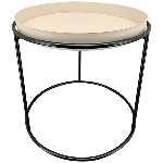 TischSet/3 EnameL, creme, Metall,