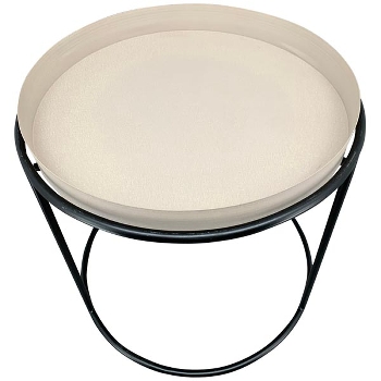 TischSet/3 EnameL, creme, Metall,