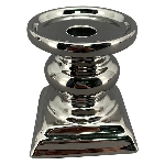 KerzenHalter ArgenT, silber, Keramik, 8,5x8,5x10 cm