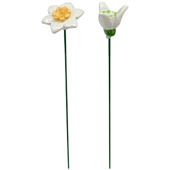 BlumenStick Ivory, Dolomite, 4,2x3,6x23,8 cm, 3x2,8x25 cm