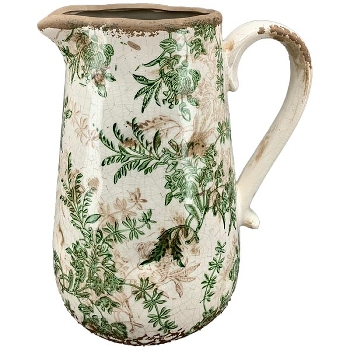 Krug Mush, grün, Keramik, 20,5x14,5x23 cm