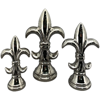 Lilie ArgenT, silber, Keramik, 16,5x10,5x29 cm