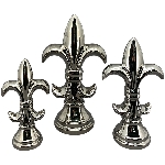 Lilie ArgenT, silber, Keramik, 16,5x10,5x29 cm