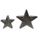 Stern ArgenT, silber, Keramik, 16x3x14 cm