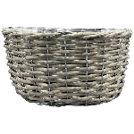 PflanzKorbSet/3 Willow, grau, Rattan