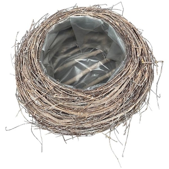 PflanzKorb Willow, Rattan, 22x22x12 cm