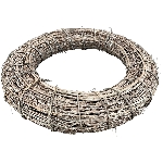 Kranz Willow, natur, Rattan, 50x50x10 cm