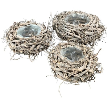 PflanzKorb Willow, braun, Rattan, 40x40x15 cm