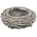 PflanzKorb Willow, braun, Rattan, 32x32x13 cm