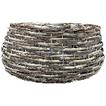 PflanzKorbSet/2 Willow, braun, Rattan, 25x18x12 cm