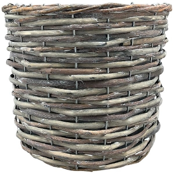 PflanzKorbSet/3 Willow, braun, 17,5x17,5x17 cm