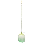 BlumenGlocke SpringIvory, grün, Porzellan, 7,5x7,5x8,8 cm