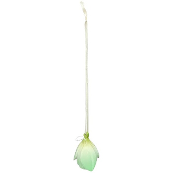 BlumenGlocke SpringIvory, grün, Porzellan, 7,5x7,5x8,8 cm