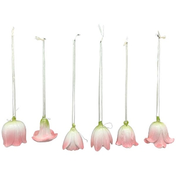 BlumenGlocke SpringIvory, pink, Porzellan, 4,2x4,2x4,7 cm