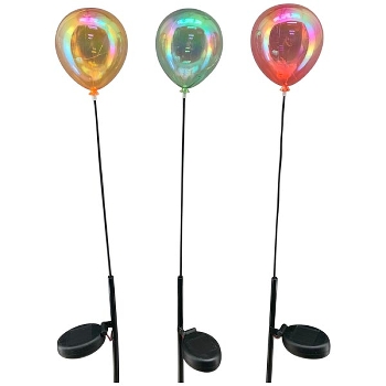 BallonStick mit LED/Solar ArtFerro, Kunststoff/Metall,