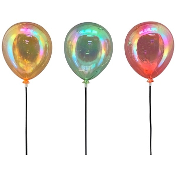 BallonStick mit LED/Solar ArtFerro, Kunststoff/Metall,